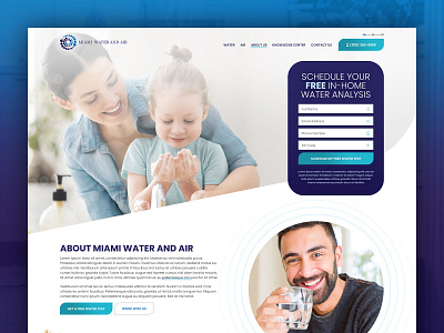 Miami Water & Air design home improvement ui ux web design website website design website development wordpress wordpress design