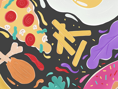 Eat! eat food food app food illustration illustration product design