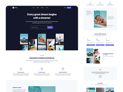 Bootstrap Landing Page - Webpixels agency bootstrap business components landing marketing minimal modern page simple startup template ui website