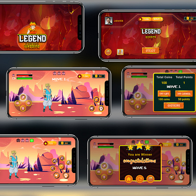 Mobile Game UI Design branding design designers illustration logo mobile app design typography uidesign uiux web deisgn