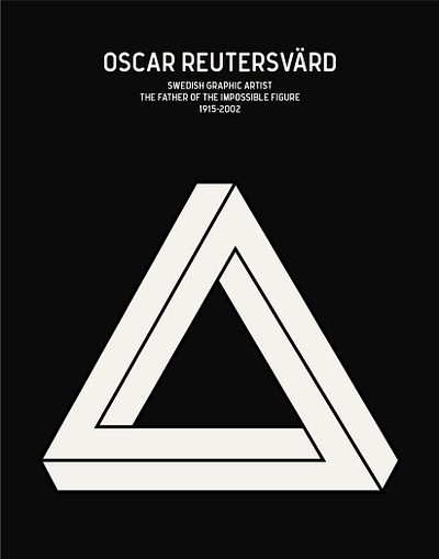STEM Heroes 2021 | Oscar Reutersvard art geometry illustration illustrator math op art opart science stem sweden swedish