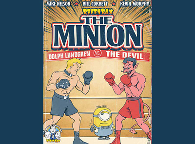 The Minion for RiffTrax cartoon devil drawing illustration mst3k rifftrax satan