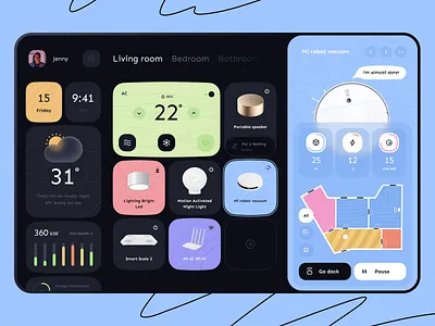 Mi Home - App Design app app design guard home automation mi home mobile app mobile app design mobile design mobile ui smart home smart home app smarthome