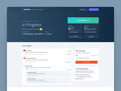 Payment Tracker finance money payment tracker tracking ui user interface ux webdesign website