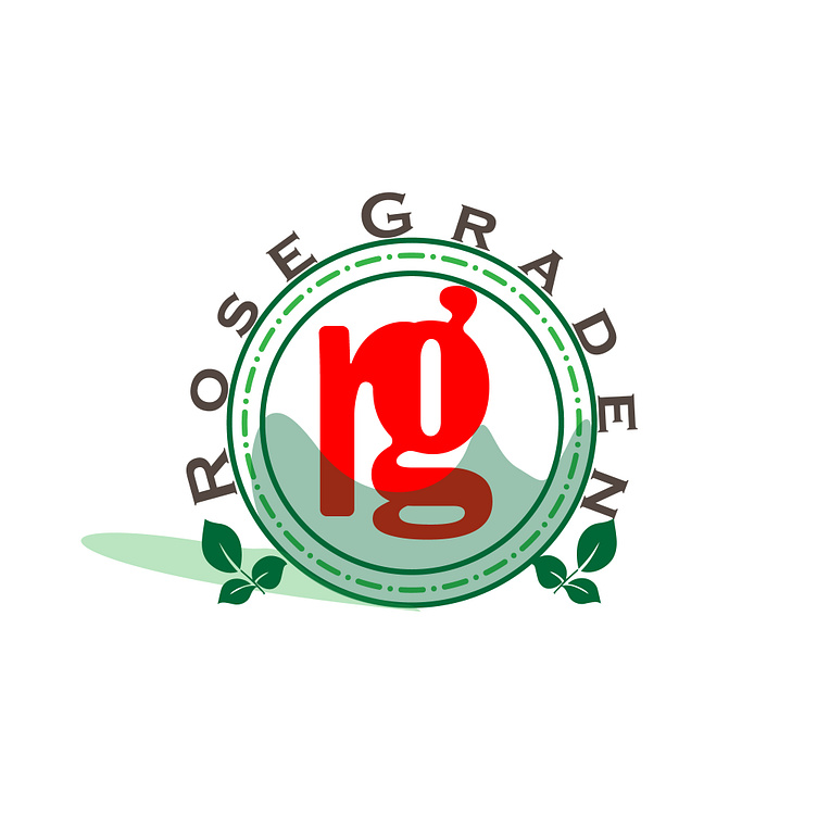 Rose gradean logo by Logolabe on Dribbble