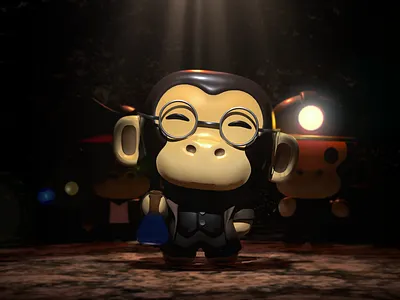 (Ape Island) The Discovery Of Chadium 12 blockchain blockchain cryptocurrency blockchainfirm branding design illustration monkeys