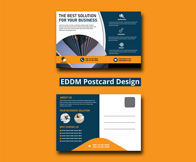 REAL ESTATED EDDM POSTCARD DESIGN branding business corporate greeting mail mailer marketing presentation professional design