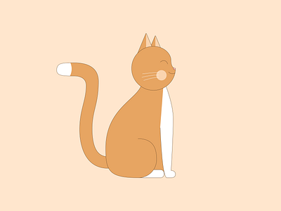 Cute Anime Inspired Cat animals anime art anime cat beautiful cat beautiful vector drawings cat cat art cat drawing cat drawings cats cute animals illustrations cute art cute cat happy cat illustration kawaii art kawaii cat lovely art orange cat sketch app