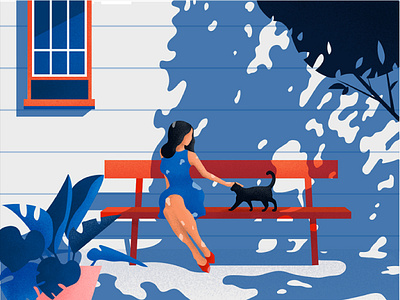 illustration background girl graphic design illustration illustration art vector