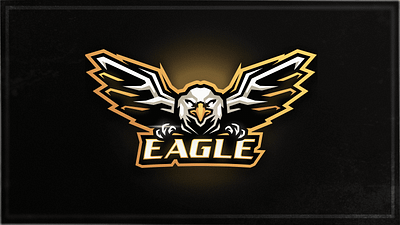 Eagle Mascot Logo angry art bird branding design e sports eagle falcon hawk illustration logo mascot mascot logo vector