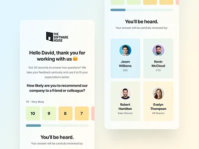 Customer survey UI design mobile view survey survey design ui ui design ui mobile uiux