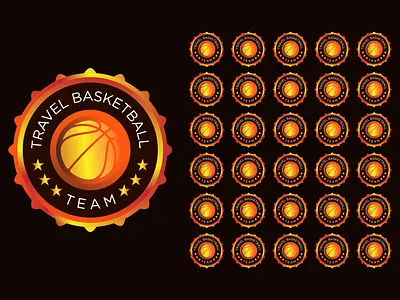 Travel basketball team logo design 01 brand identity branding branding design creative logo logo creation logo folio logo folio 2021 logodesign logotype minimal minimalist modern logo