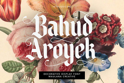 Bahud Aroyek Display Font advertising branding classy display display font elegant fashion fonts lettering logo luxury magazine minimalist modern sans serif serif stylish typeface typography unique