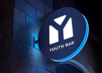 Youth Bar bar brand branding cocktail cover design designer dweetdesign england graphic design logo london united kingdom youth