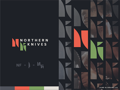 Land and Brand #3 | Northern Knives branding competition figma illustration land and brand logo logodesign unfold