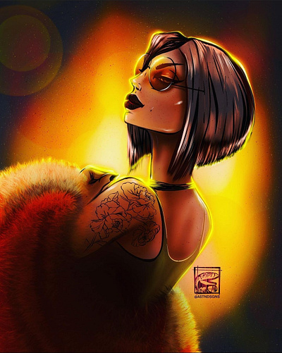 DTIYS: @anam.draws art character concept art digital art illustration