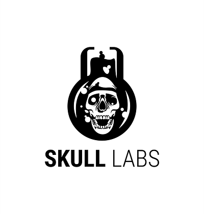 SKULL Labs app art branding character graphic design icon illustrator logo vector web