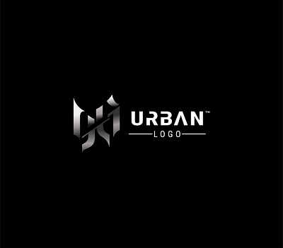 Urban logo app art character clean graphic design icon logo typography ui vector