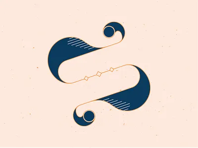 36 Days of Type S 36 days of type 36daysoftype blue design graphic graphicdesign hand drawn handlettering illustration illustrator letter s lettering series type typeface typogaphy vector