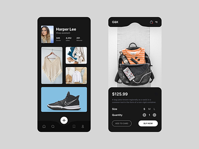 E-commerce App - Mobile Design app app design aziz xabibullaev bag buy clean clean design design e commerce ecommerce inspiration minimal mobile mobile design online shop sell shop ui ui design ui ux