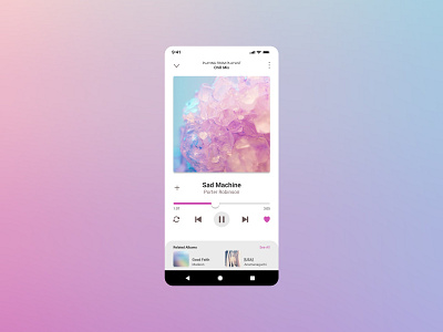 Daily UI 9: Music Player dailyuichallenge design music player ui