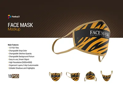 Face Mask Mockup 3d mockup accessory adult apparel branding clothing corona coronavirus covid 19 disposable mask disposable medical mask dust dust protection fabric face mask fashion mask logo medical face mask medical mask mock up