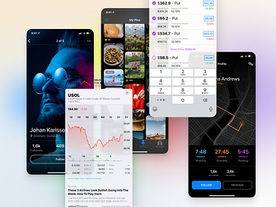 Full iOS 16 UI Kit & Design System for Figma android button dark design figma icon interface ios ios16 iphone light mobile system ui ux
