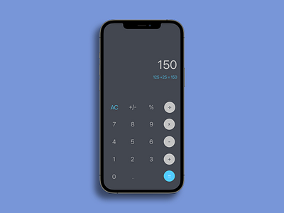 Mobile Calculator Day 004 app calculator color creative dailyui dailyuichallenge design illustration mobile ui ux vector