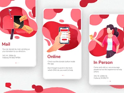 Onboarding screens ilustración ilustration onboarding photoshop ux ui