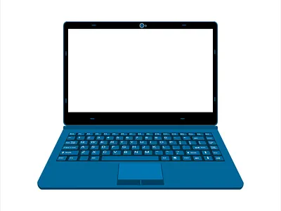 realistic laptop vector illustration in black and navy blue colo background booting business communication company computer concept connection design desktop device digital display electronic equipment icon information logo portable vectors