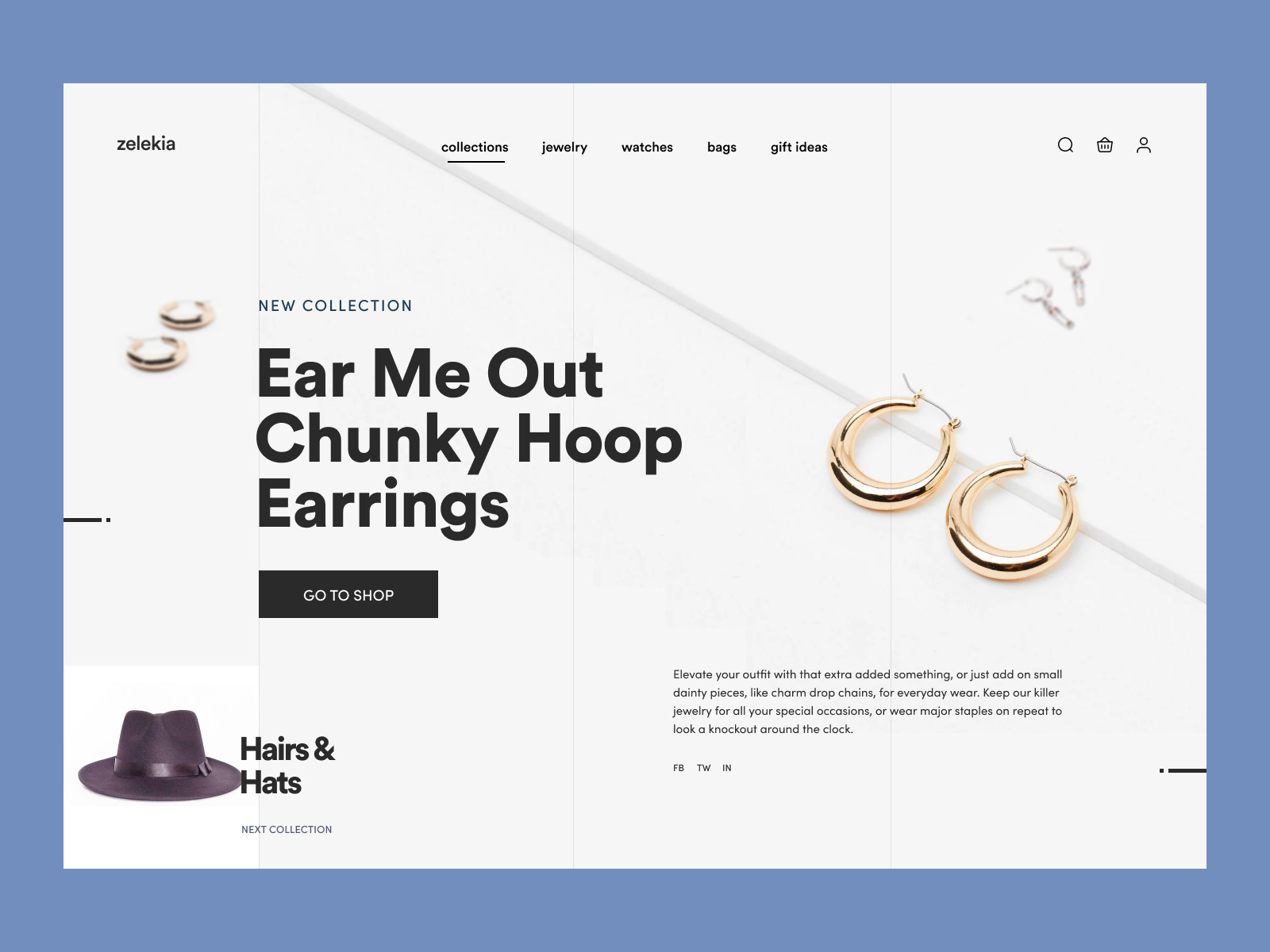 Jewelry Store Landing Page UI by Mike Taylor for Shopified on Dribbble