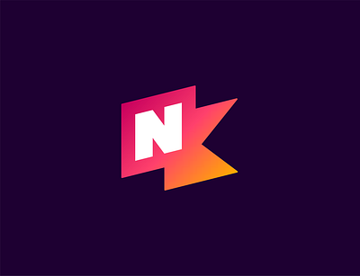 Niek, Logo-Concept. brand brand identity brand identity design branding flag flag logo gradient gradient design gradient logo icon logo logo concept logo design logo mark monogram n letter logo n letter mark symbol