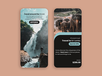 Travel App - Special Offer UI 036 36 dailyui dailyuichallenge design designer elephant special offer travel travelapp travelappui travelling ui uidesign uiux user research userexperiencedesign userinterface ux