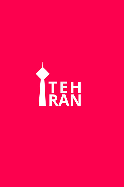 Tehran branding design minimal vector