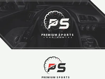 Ps car rentals logo design logo
