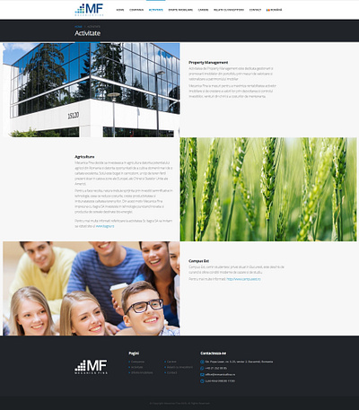 Activity Page branding clean design flat minimal typography ui ux web website