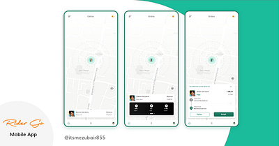 Rider Go Mobile App Design. design mobile app mobile app design mobile design mobile ui ui uiux design agency uiuxdesign uiuxdesigner ux