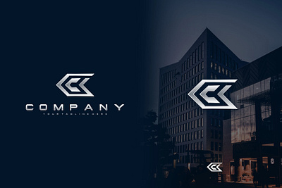 Dynamic Arrow C or D Platinum Logo branding design logo office