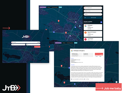 JobmeBaby branding design product ui ux