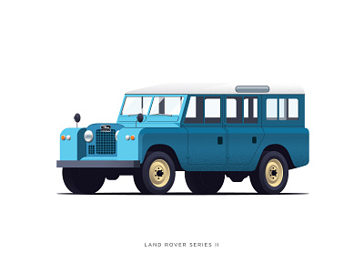 Land Rover Defender - Series 2 adobe adobe cc adobe illustrator adobe illustrator cc advertising defender illustration illustrator landrover minimal poster poster design retro vector vector illustration vectorart vintage vintage car vintage cars