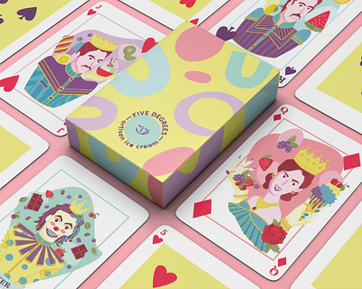 Card deck Illustration design carddeckdesign carddesign cardsdeck colorful design illustration illustrator playingcards