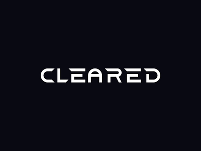Cleared wordmark concept abstract brand branding creative creativelogo cybersecurity design letter lettermark logo logotype mark monogram software symbol tech technology wordmark