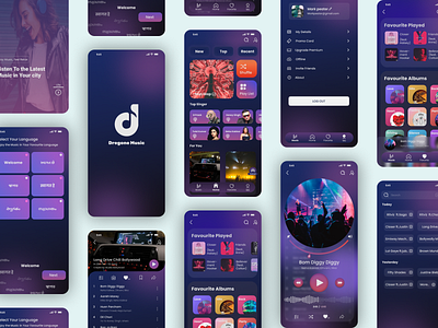 Music App app app design cd design creative creative design mobile music design music music album music app music app design music app ui music player music player design music player ui popular shot ui