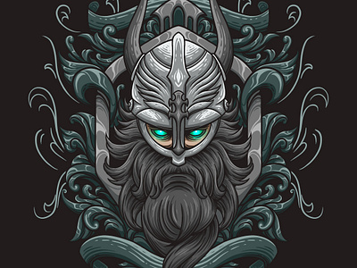 IVAR BONELESS animal apparel branding clothing darkart design graphic design illustration king knight logo superhero vector viking warrior