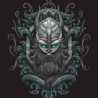 IVAR BONELESS animal apparel branding clothing darkart design graphic design illustration king knight logo superhero vector viking warrior