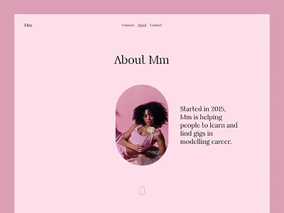 Mm - Model Mentor Website about page about us cleanui clothing fashion design fashion website landing page luxury mentoring minimal modelling models modern new design poses typography website ui