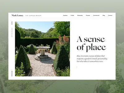 Blog Article Exploration article blog garden ui web website