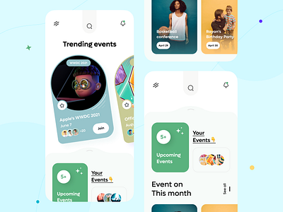 Event App app app design apple application design event event app events ios mobile mobile app mobile app design mobile design mobile ui orix sajon ui ux wwdc