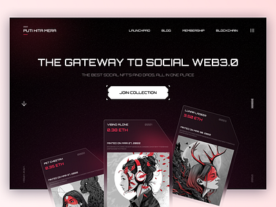 Web 3.0 Collection NFT Concept bitcoin branding concept crypto design etherium exchange graphic design illustration inspiration interface mobile nft trade ui ux web web3.0