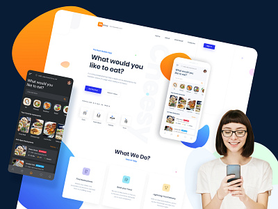 Cheesy | App Landing Page app landing page design figma landing page minimal design minimalistic website mobile app mobile app landing page product landing page promotional page design ui ui design ux ux design website white background